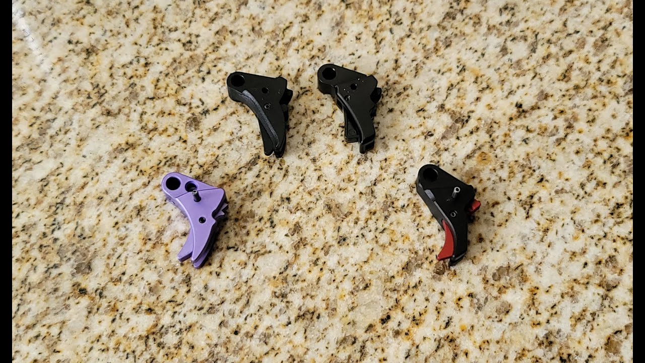 Springfield Hellcat Trigger Comparison. PRP, Apex, Hyve Tech.