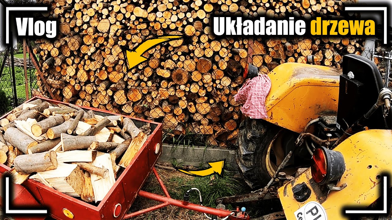 🔥Akcja układania drzewa🔥 30-tka i taczki w akcji 😆(#Vlog)