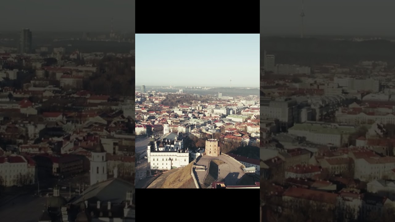 Morning  Vilnius Vibes from drone