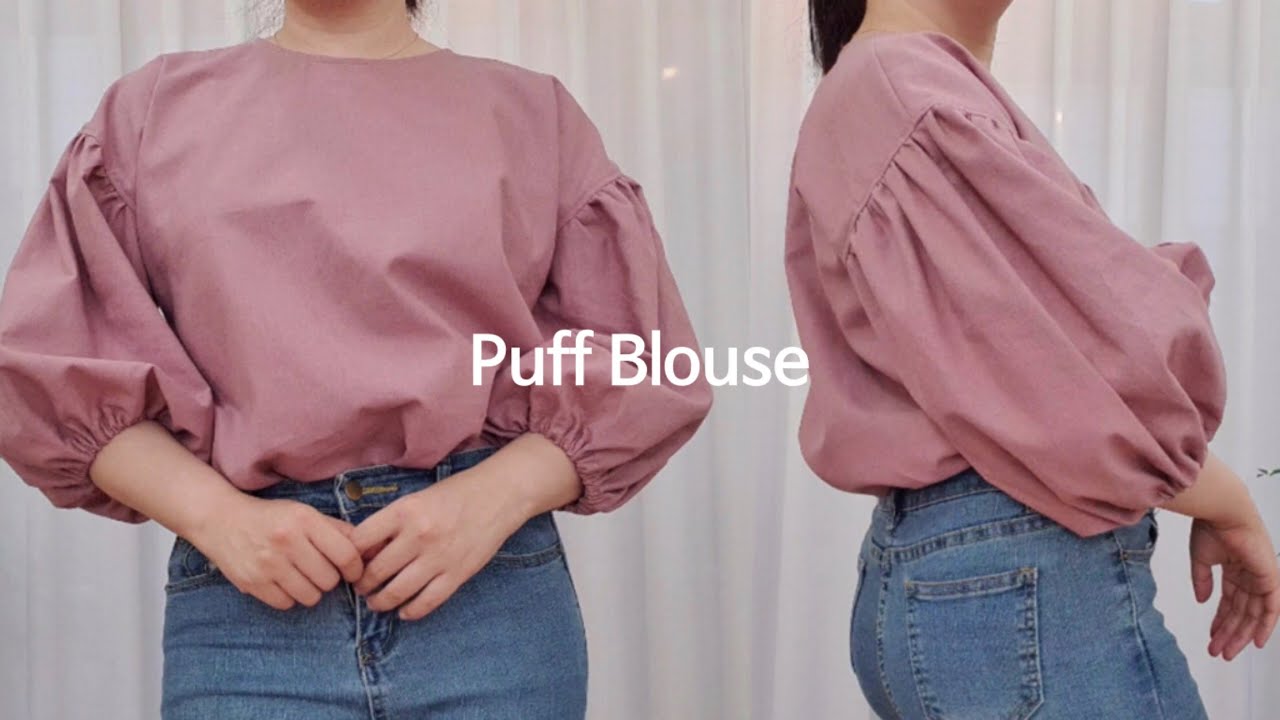 [Sewing Vlog] 퍼프블라우스 만들기 :: Puff Blouse (ENG sub)