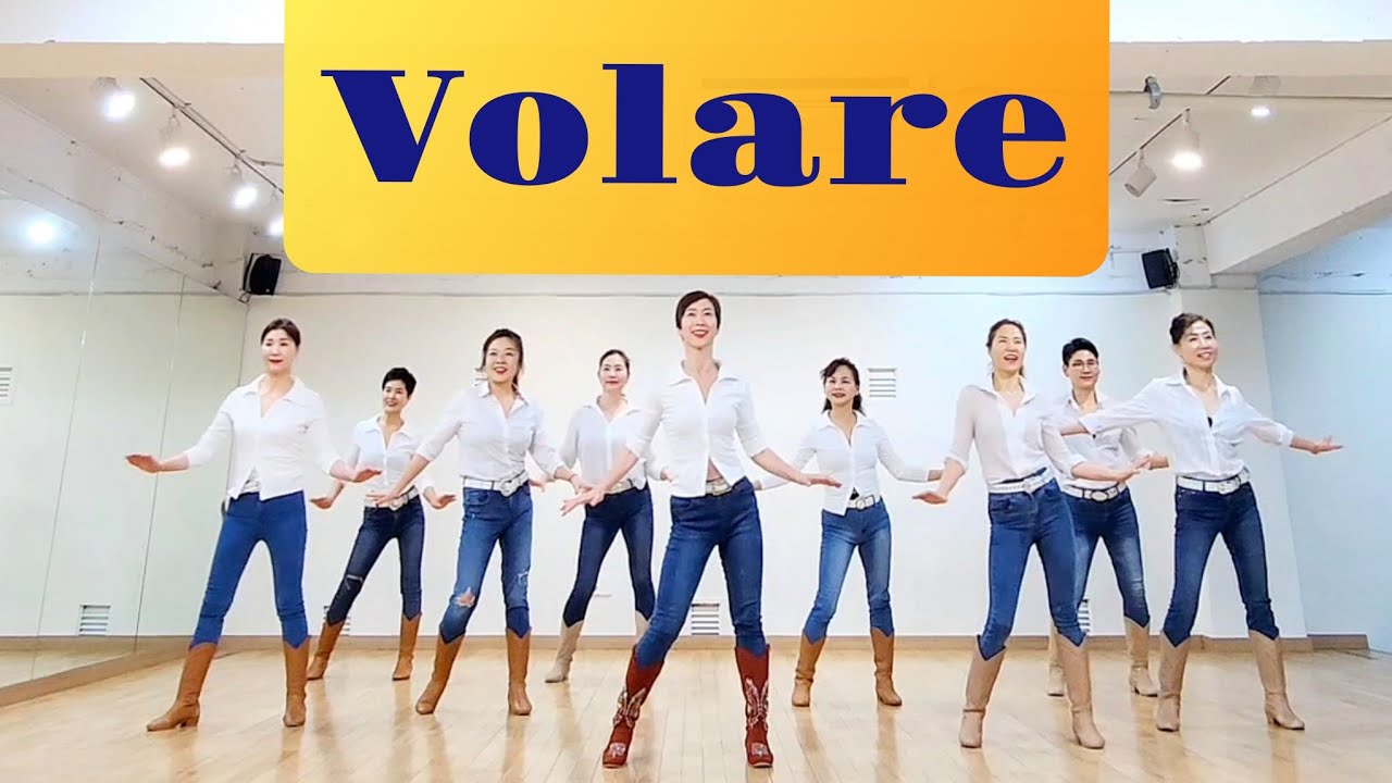 Volare LINEDANCE / 초중급라인댄스/Choreo:Mark Furnell, Chris Godden/라인댄스배우는곳 010-5469-9632 JungheeMin
