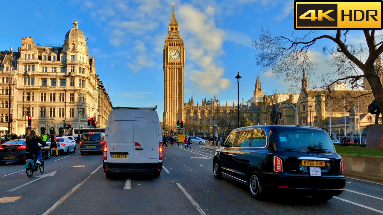 Busy Central London Drive | Driving in Central London on a Busy Saturday [4K HDR]