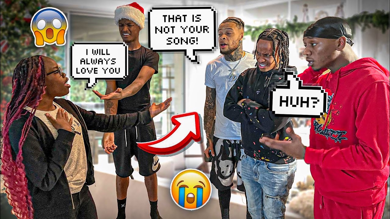 Singing Other Artists Songs Acting Like They're Mine *Hilarious Reaction*