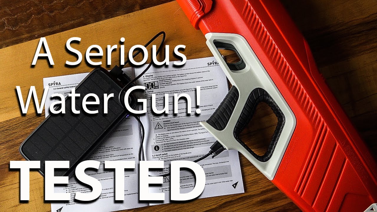 Water Gun Challenge! This is THE Most Powerful Water Squirt Gun Anywhere. Water Gun Unboxing!