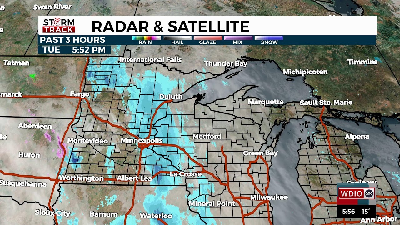 LIVE: WDIO Storm Track Weather Conditions