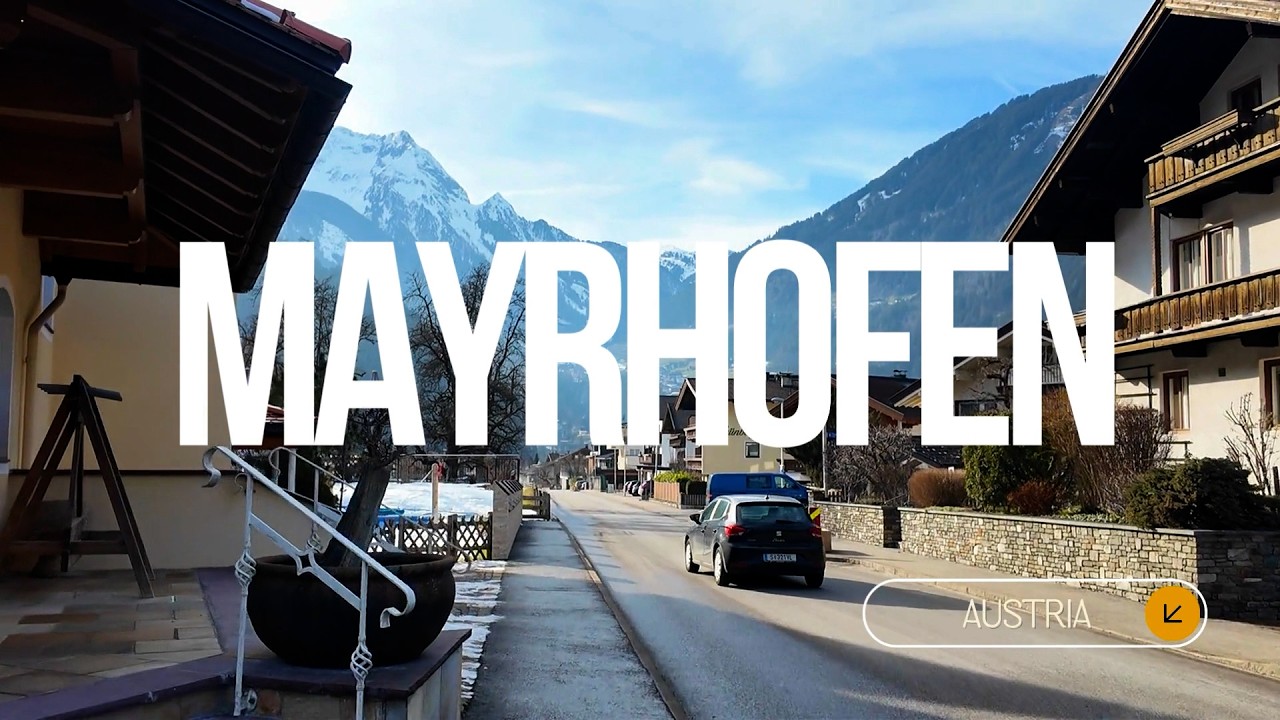 Winter in Mayrhofen, Austria | Alpine Village Walk Near the Ski Slopes