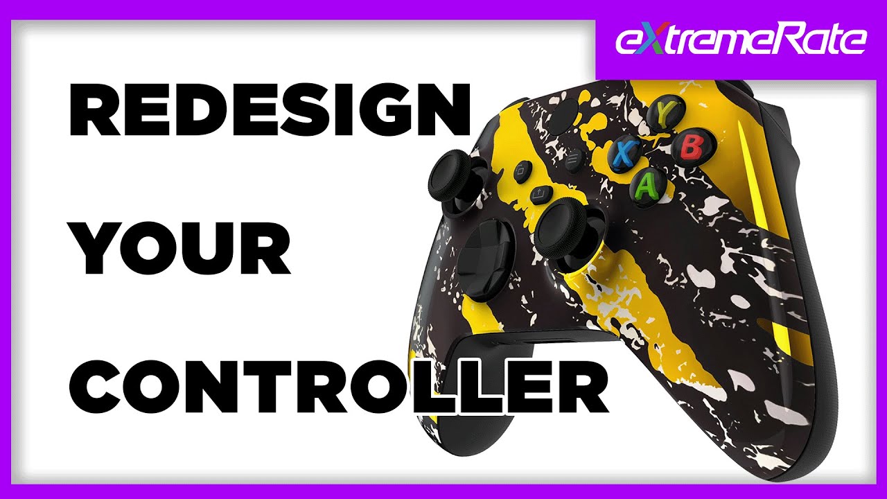 eXtremeRate Gold Splatter Controller // TootXB