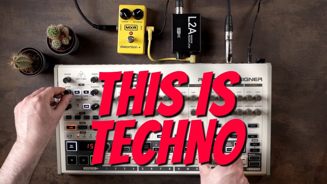 All you need to make techno = 909 + Distortion
