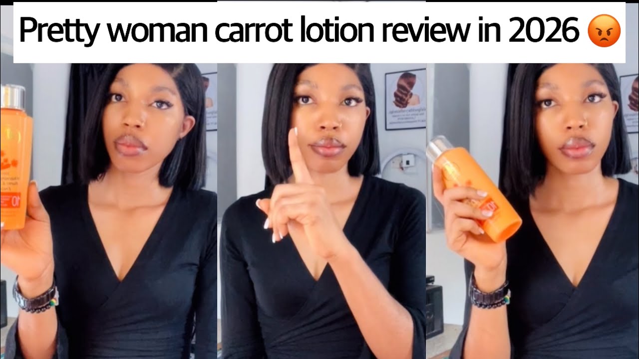 Pretty woman carrot lotion review 😢 A lot has changed, Side effects, fake product alert ‼️ #skincare