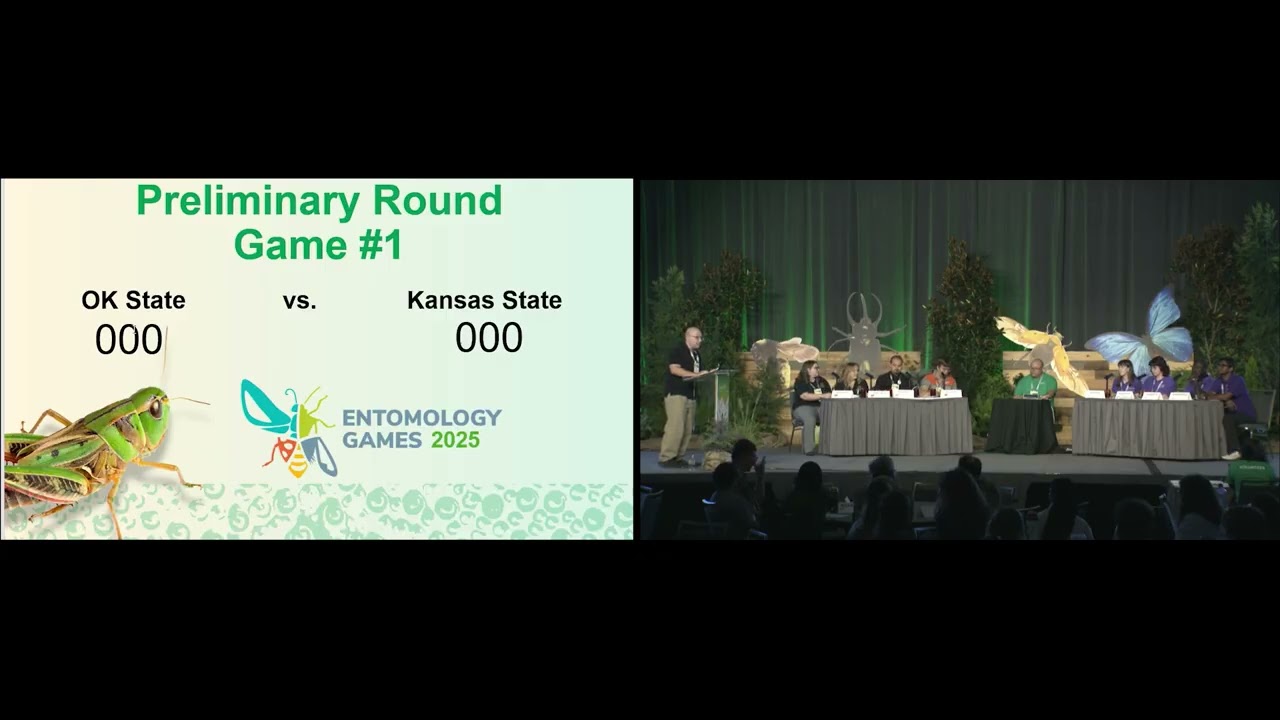 Entomology Games: Preliminary Rounds - Entomology 2026