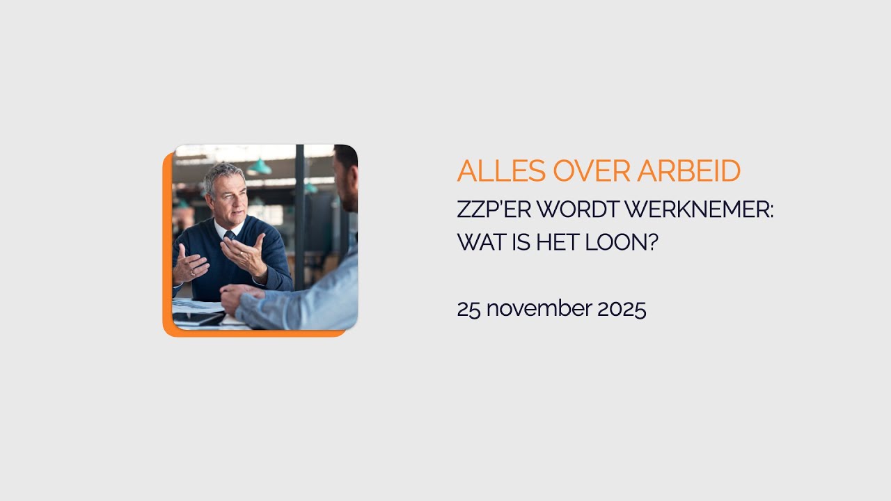 Alles over arbeid | Afl. 11 | Zzp'er wordt werknemer: wat is het loon?