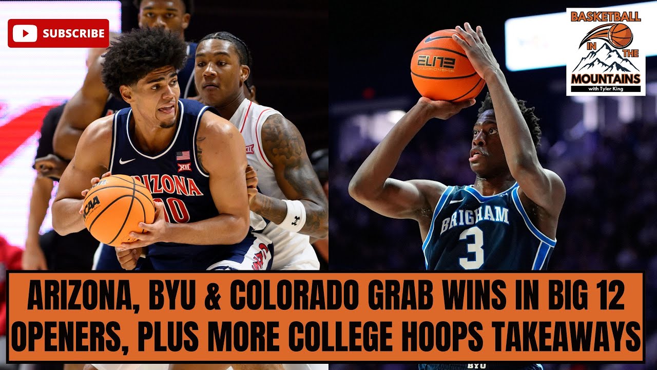 Arizona, BYU & Colorado grab wins in Big 12 openers! Plus, more Saturday college hoops takeaways