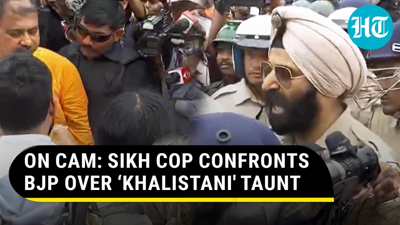 Bengal Sikh Cop’s Fiery Face-Off With BJP Leaders Over ‘Khalistani' Barb | Sandeshkhali Row