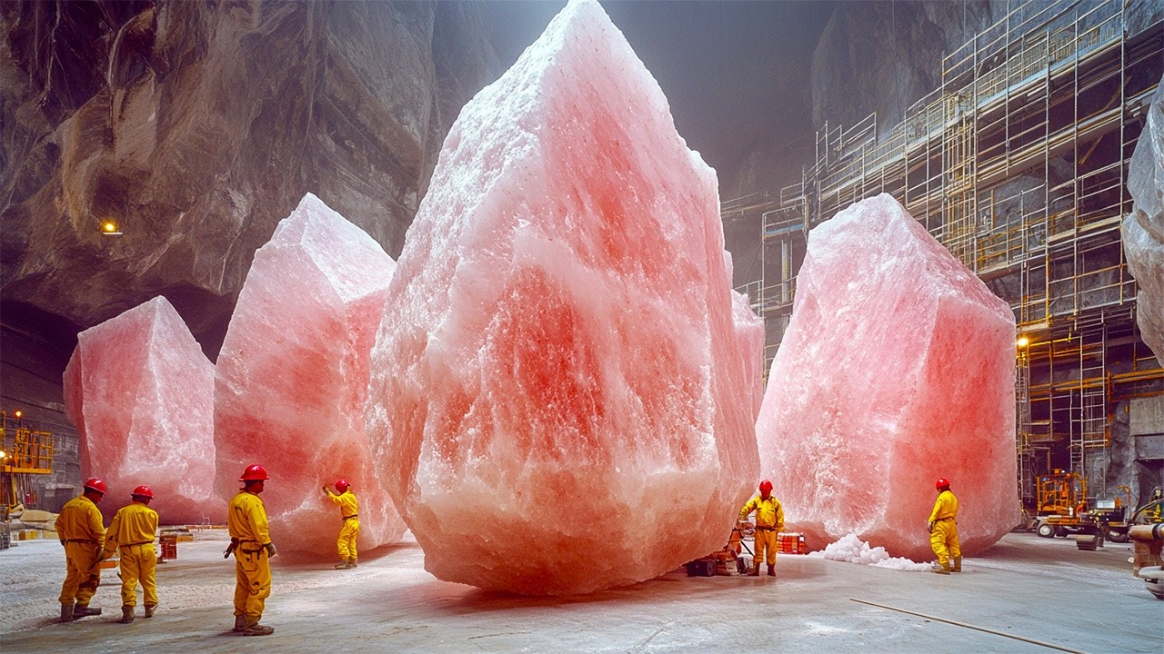 How 350,000 Tons of Himalayan Pink Salt Are Mined & Turned Into Luxury Wellness Products
