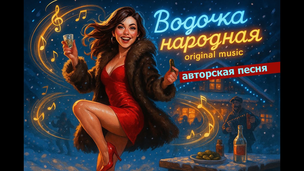 Водочка народная | Vodka Narodnaya | авторская песня