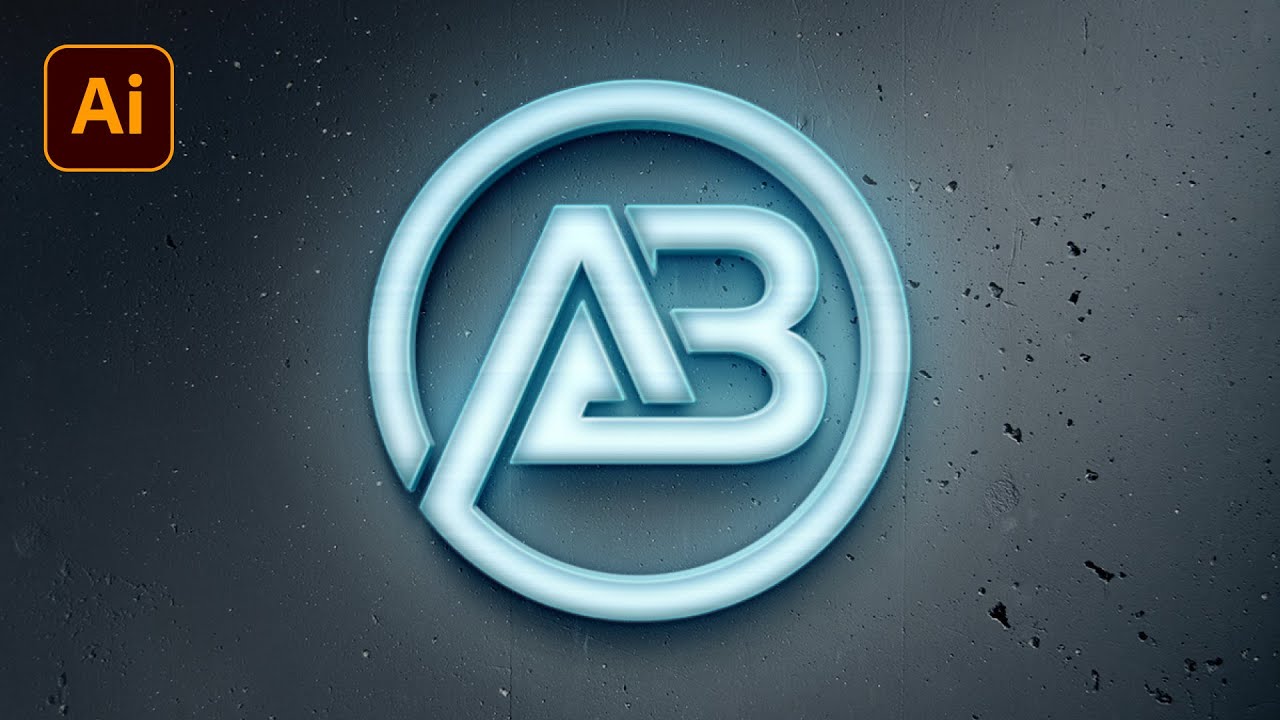 Logo Design: Letter AB Logo Design Illustrator | Monogram logo Design | Adobe Illustrator Tutorial