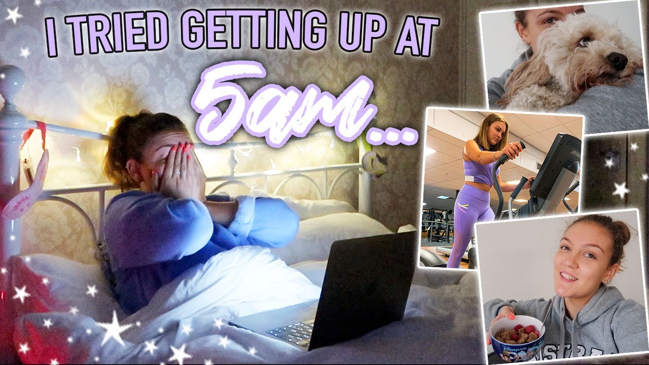 MY 5:30am PRODUCTIVE MORNING ROUTINE *i'm trying here lmao*