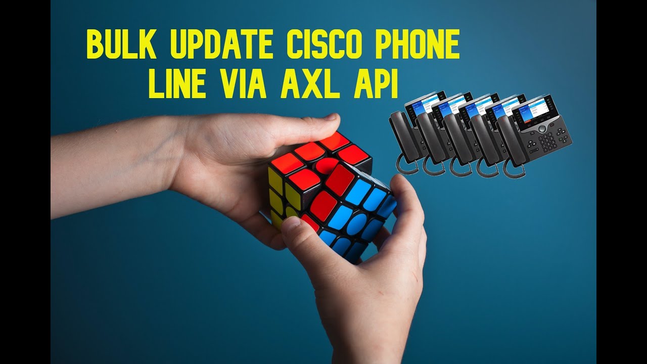 Bulk update Cisco IP Phone Directory Number using AXL API and POSTMAN