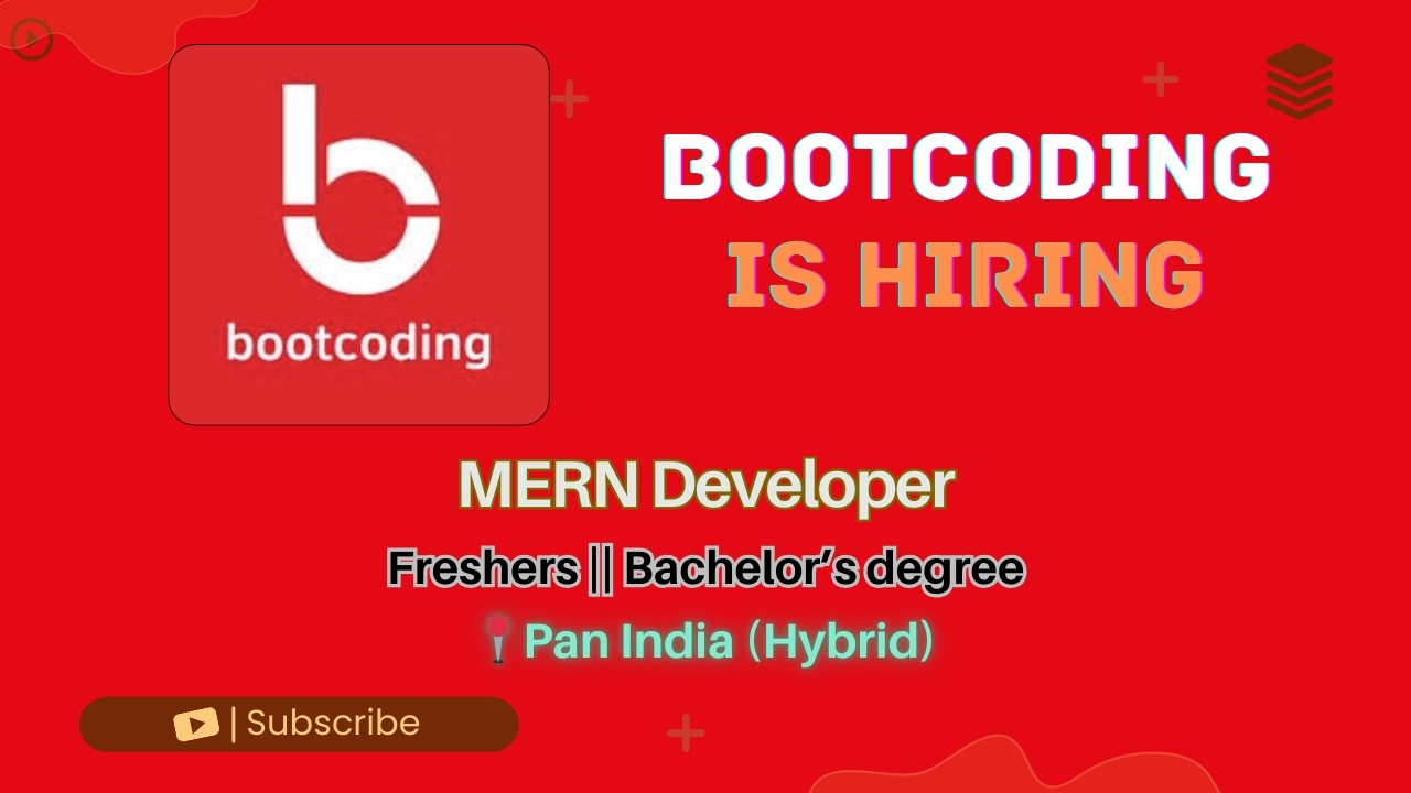 MERN Stack Developer Job for Freshers | Pan India Hiring 1802 edit