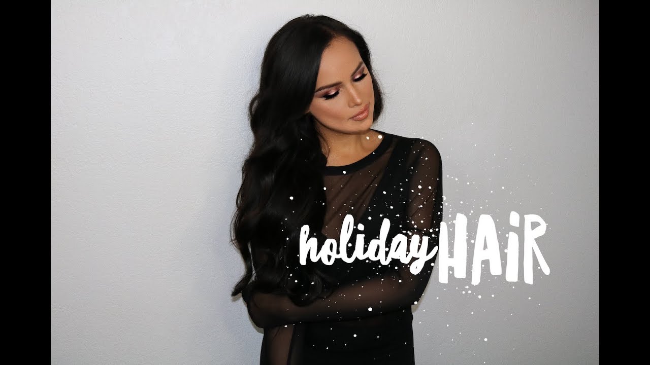 HOLIDAY HAIR TUTORIAL *GIVEAWAY* WIN HAIR EXTENSIONS!