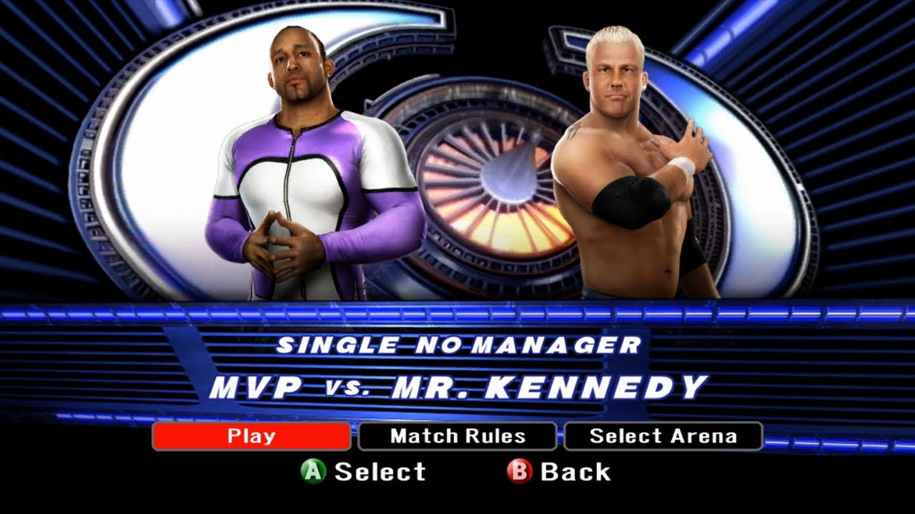 WWE SmackDown vs. RAW 2008 - MVP vs. Mr. Kennedy