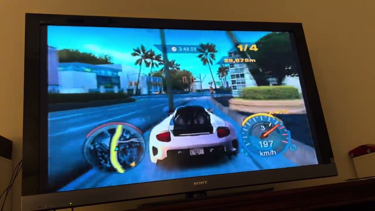 Need For Speed Undercover PS2 Timed Circuit Mega 46,460 Meters 