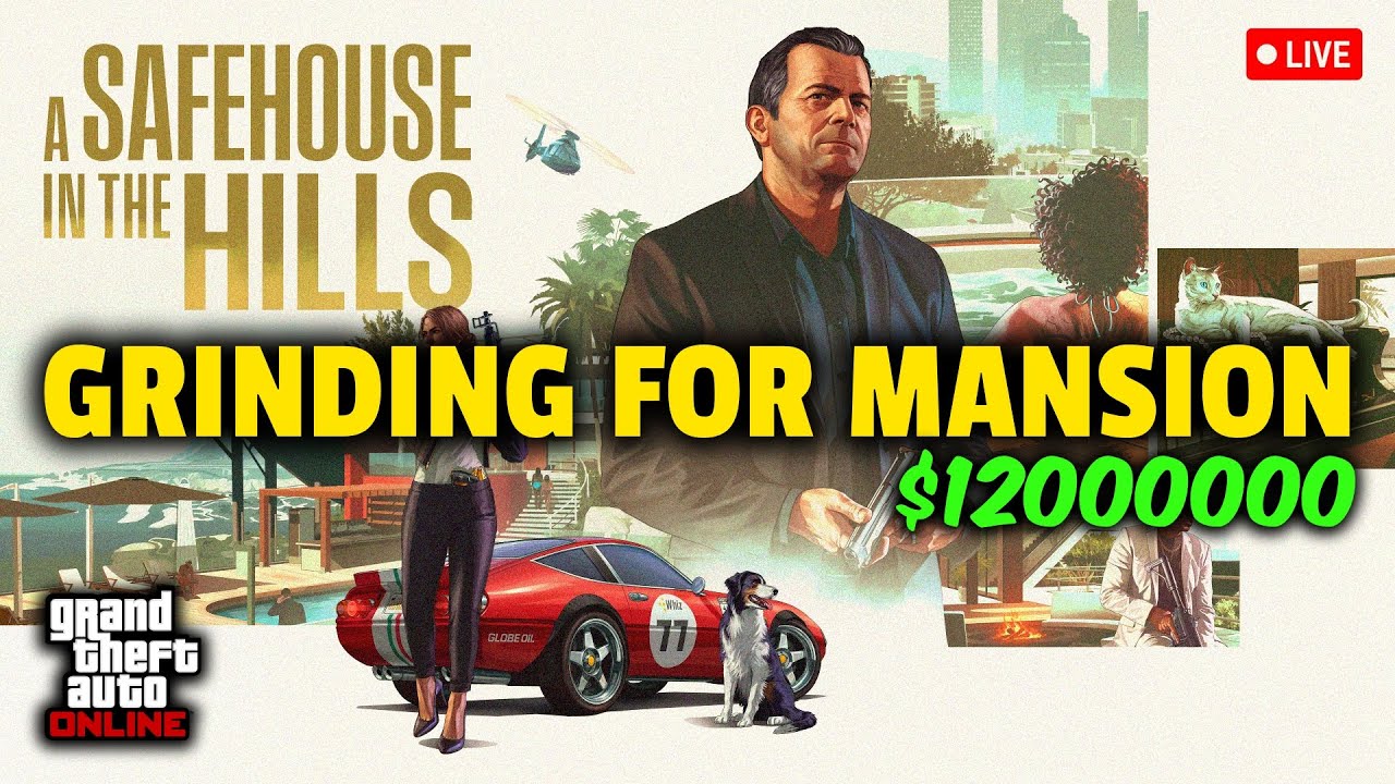 GTA ONLINE MONEY GRINDING | GTA 5 | MANSION UPDATE | DAITO IS LIVE