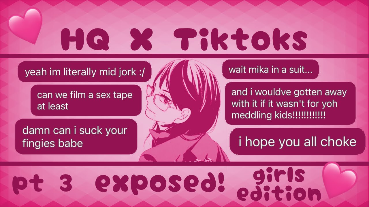 🩷ennokiyotana expose tiktoks: girls edition! (some angst) || haikyuu texts || casperthefriendlysimp🩷
