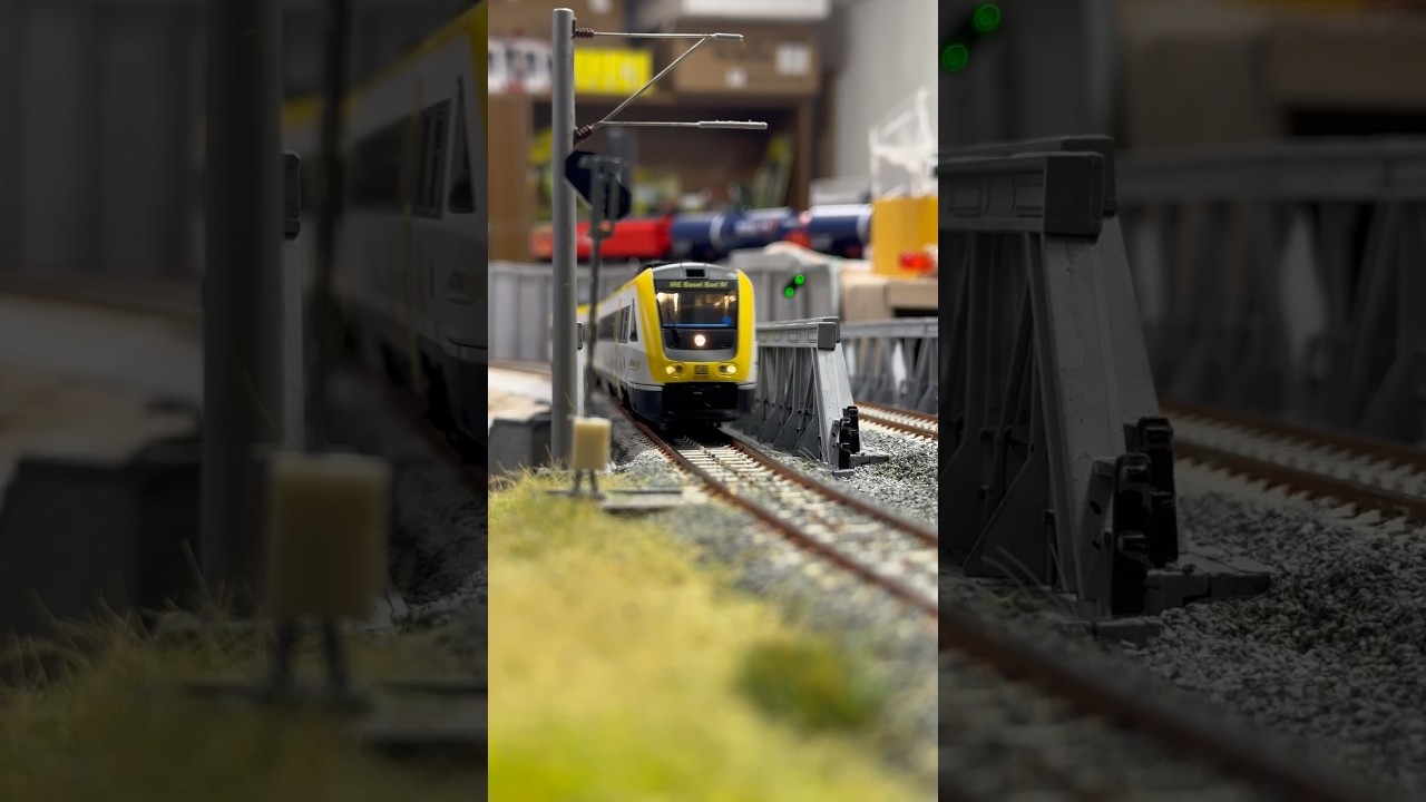 bwegt InterRegioExpress BR 612 von Piko auf meiner M&auml;rklin H0 Modellbahn