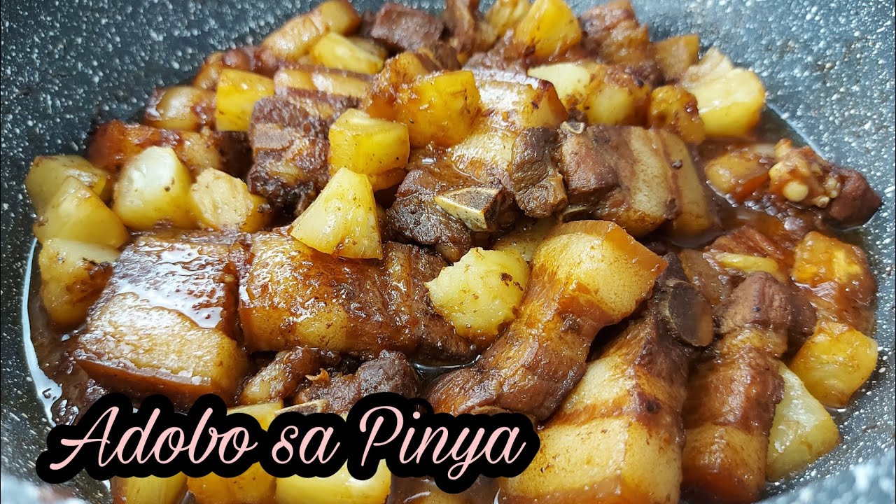 ADOBO SA PINYA | FILIPINO PORK ADOBO WITH PINEAPPLE