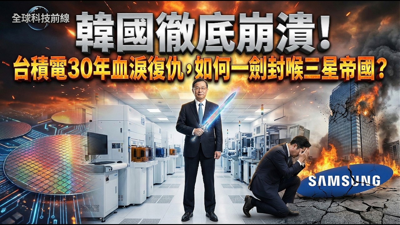 1992年被掃地出門，2024年掌握韓國命脈！台灣半導體的絕地反擊