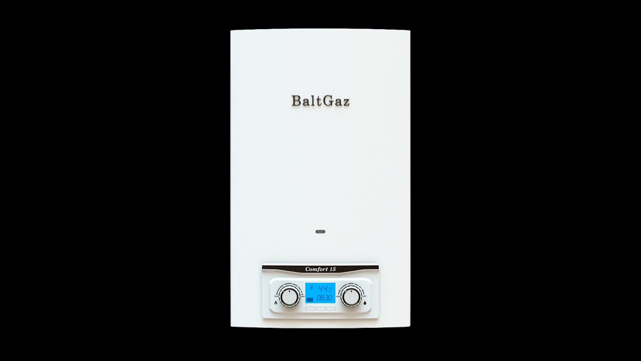 Обзор газовых колонок BaltGaz Comfort 11, 13, 15