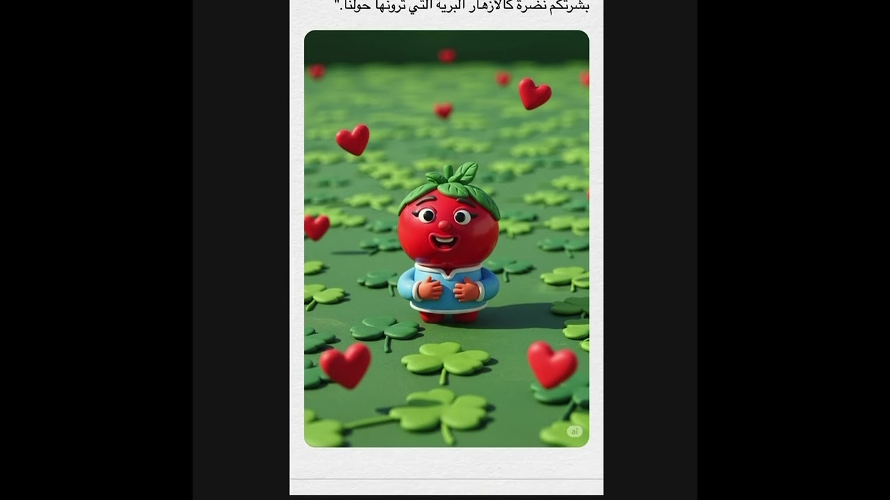 رحلة في مملكة الروضة السعيدة🥦🥕🥬🍎🍠#اهميه #ai #اكسبلور #قصص #تعليم 