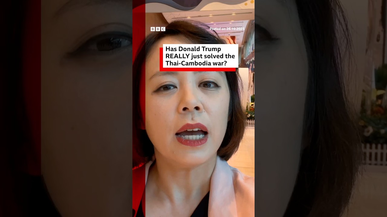 Действительно ли Дональд Трамп только что решил конфликт между Таиландом и Камбоджей? #BBCNews