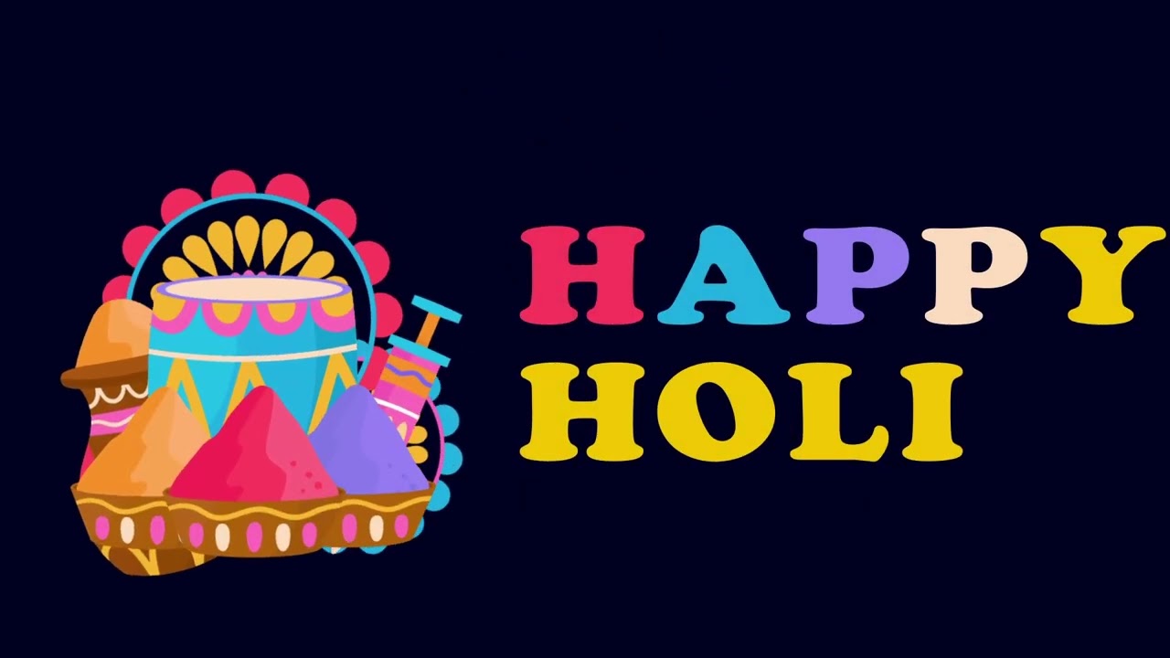 Holi Festival Banner Animation | After Effects Motion Graphics | Editing With Rabi
