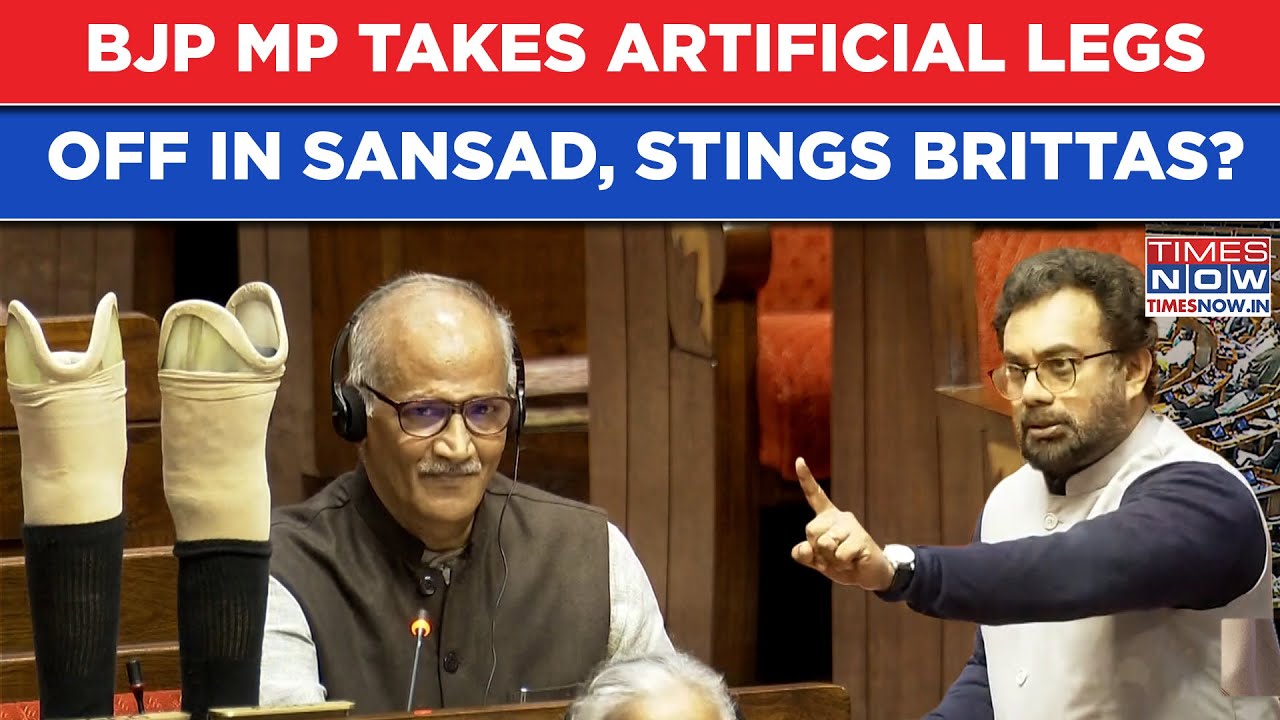 BJP's 'Master' MP Takes Off Artificial Legs, Puts On Parliament Table: Watch John Brittas React