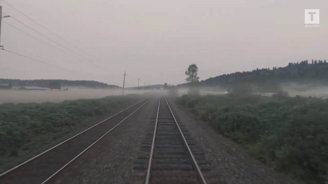 Real-time West Coast Express ride from Mission City to Waterfront Station