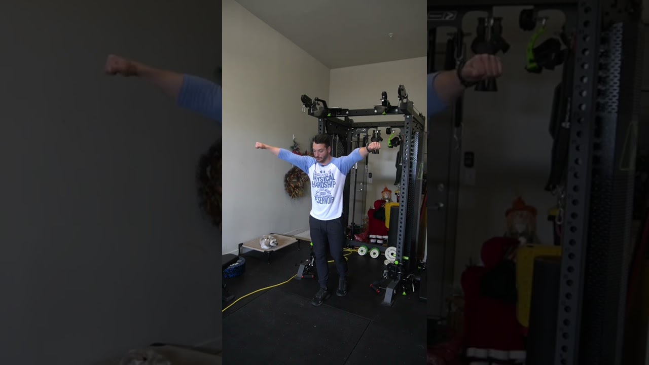 Behind the back cable lateral raise