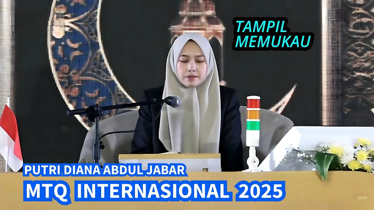 MTQ Internasional Indonesia | Qori'ah Putri Diana Abdul Jabar tampil memukau@alquranichannel