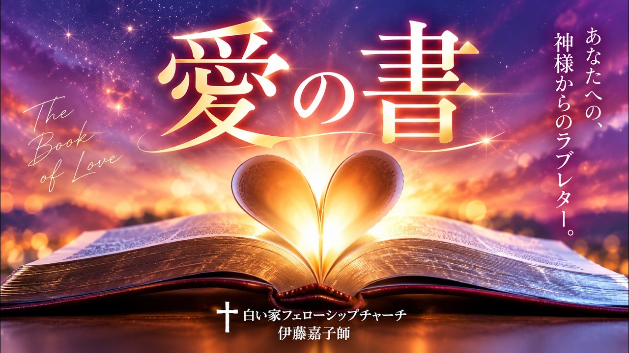 「愛の書」白い家フェローシップチャーチ主任牧師　伊藤嘉子師　礼拝メッセージ