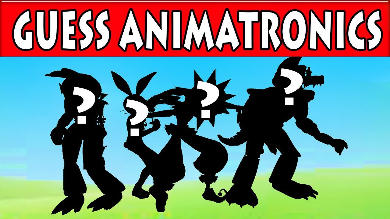 GUESS SHADOW FNAF SECURITY BREACH ANIMATRONICS! IQ TEST in Garry's Mod Sandbox (GMOD)