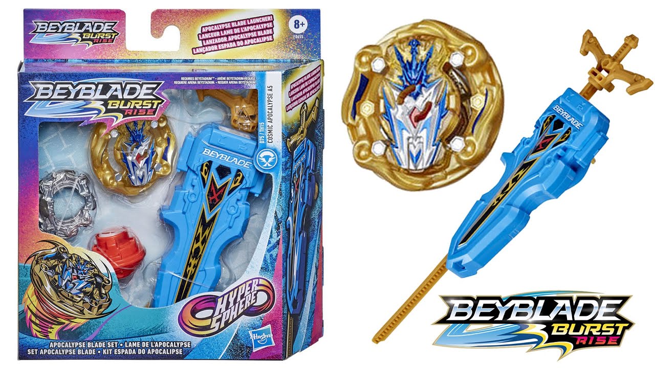 APOCALYPSE BLADE SET BEYBLADE BURST RISE HYPERSPHERE  HASBRO COSMIC APOCALYPSE A5 REVIEW