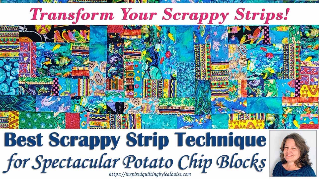 How I Made the Coolest Potato Chip Quilt Ever!