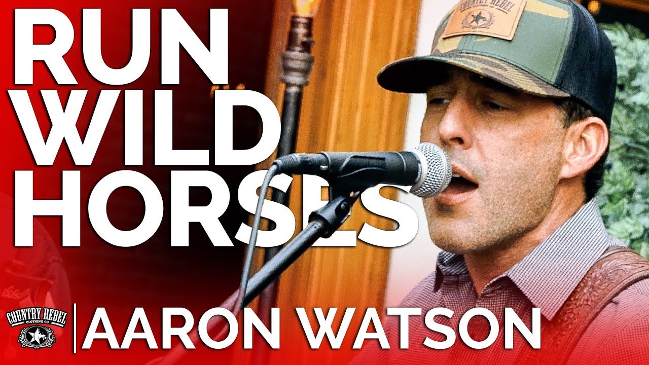 Aaron Watson - Run Wild Horses (Acoustic) // Country Rebel HQ Session