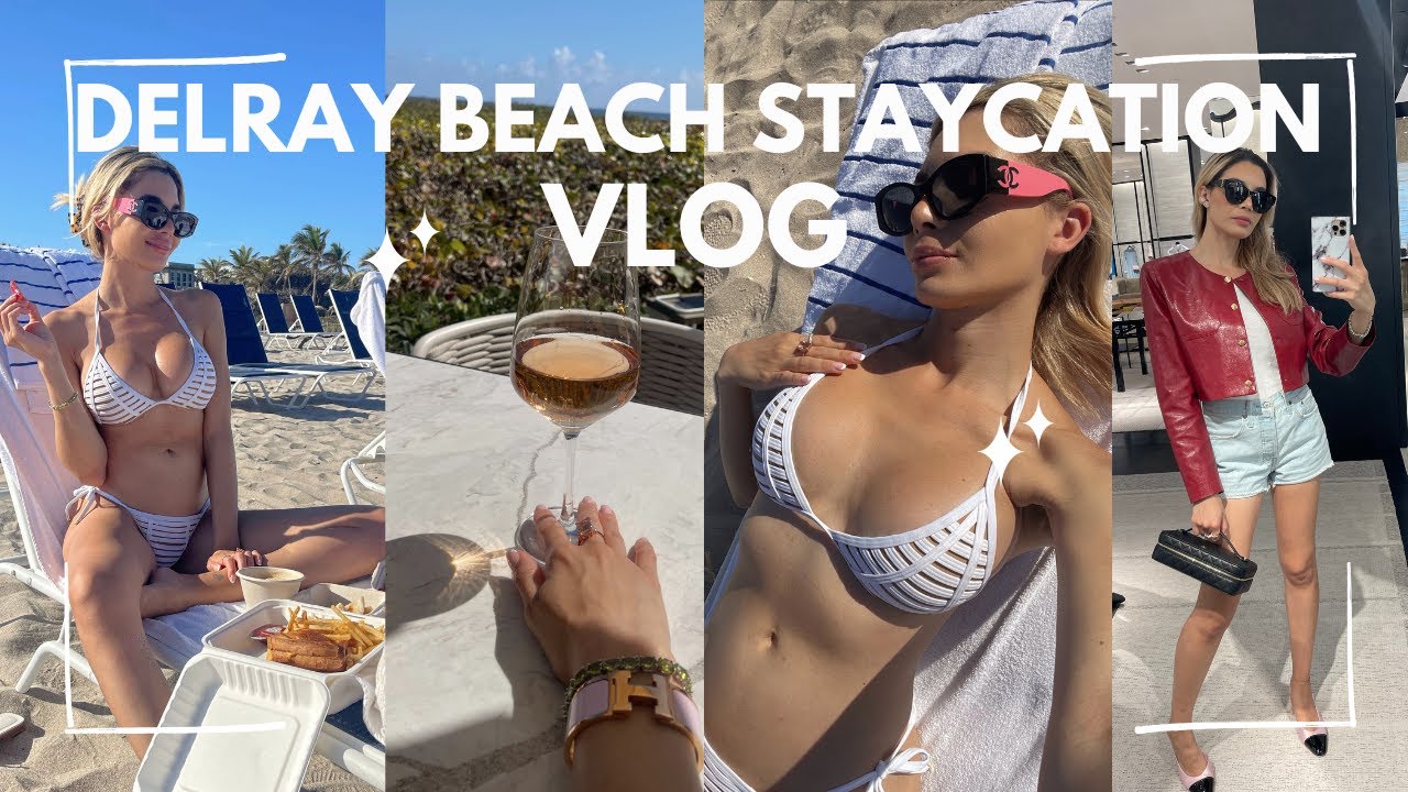 STAYCATION IN DELRAY BEACH | BROWSING CHANEL'S NEW S/S '25 COLLECTION  ✨ 💖💕🎀👙🌴🌞🌊🥥
