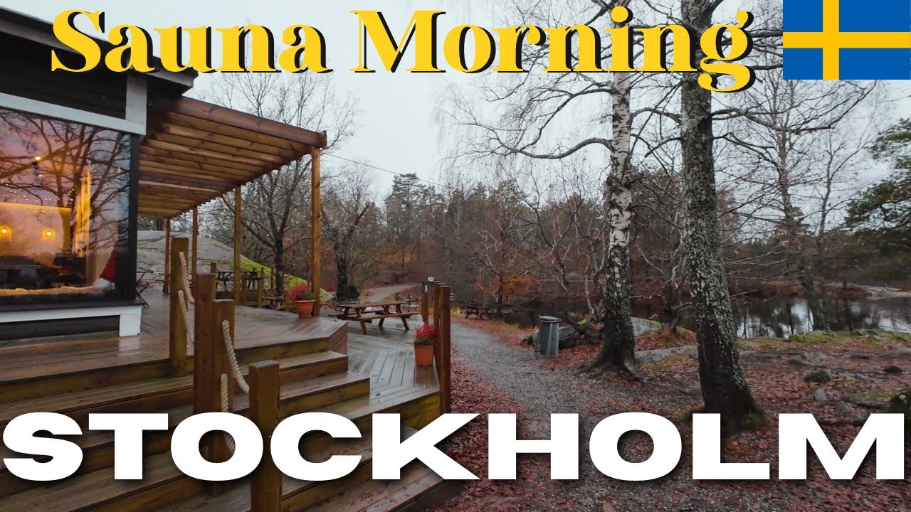 【4K】🇸🇪A Nordic Sauna Morning in Stockholm ✨ City Walk & Swedish Meatballs