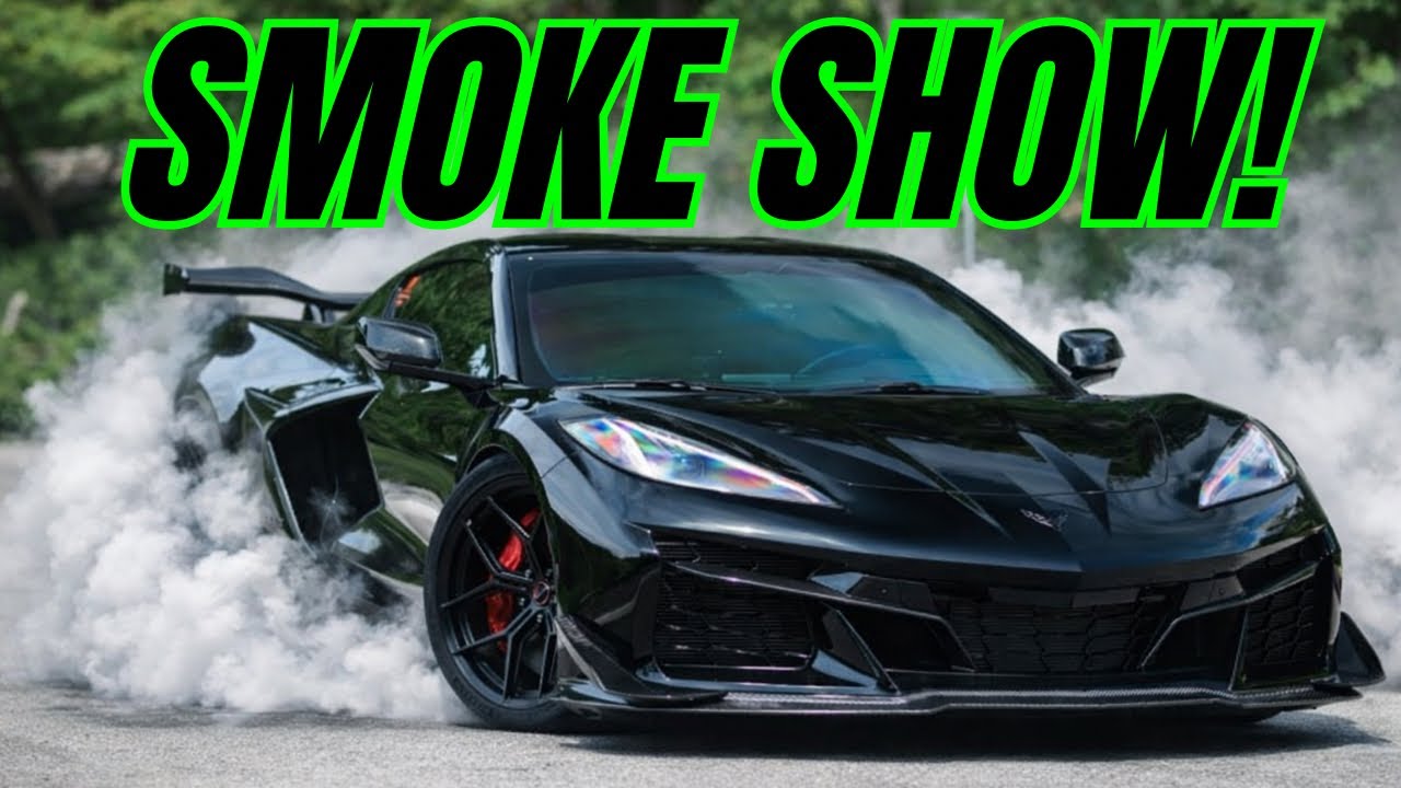  BURN OUT MODE C8 Z06 Corvette! 