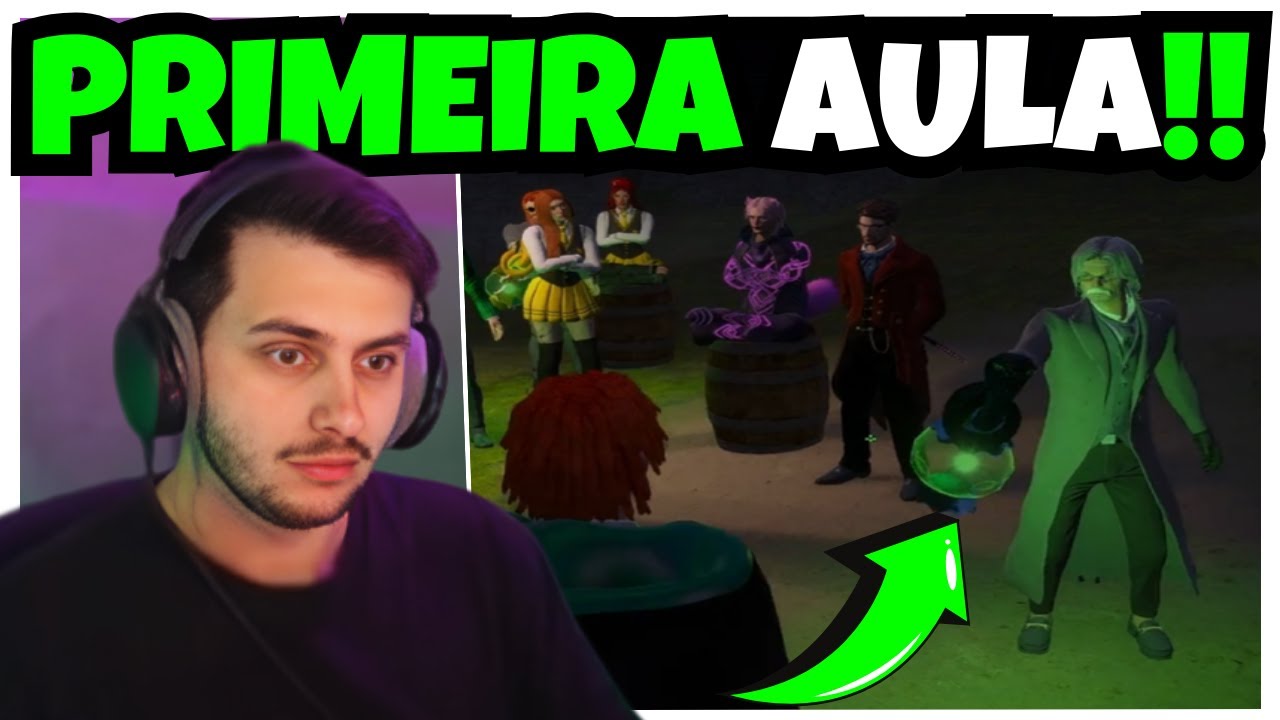 TIVE A PRIMEIRA AULA DE MAGIAS EM HOGWARTS!! | EP 602