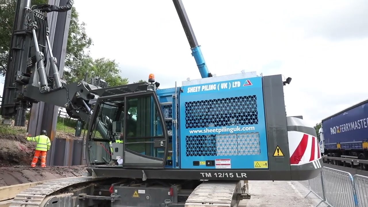 Telescopic Leader Rig Sheet Piling