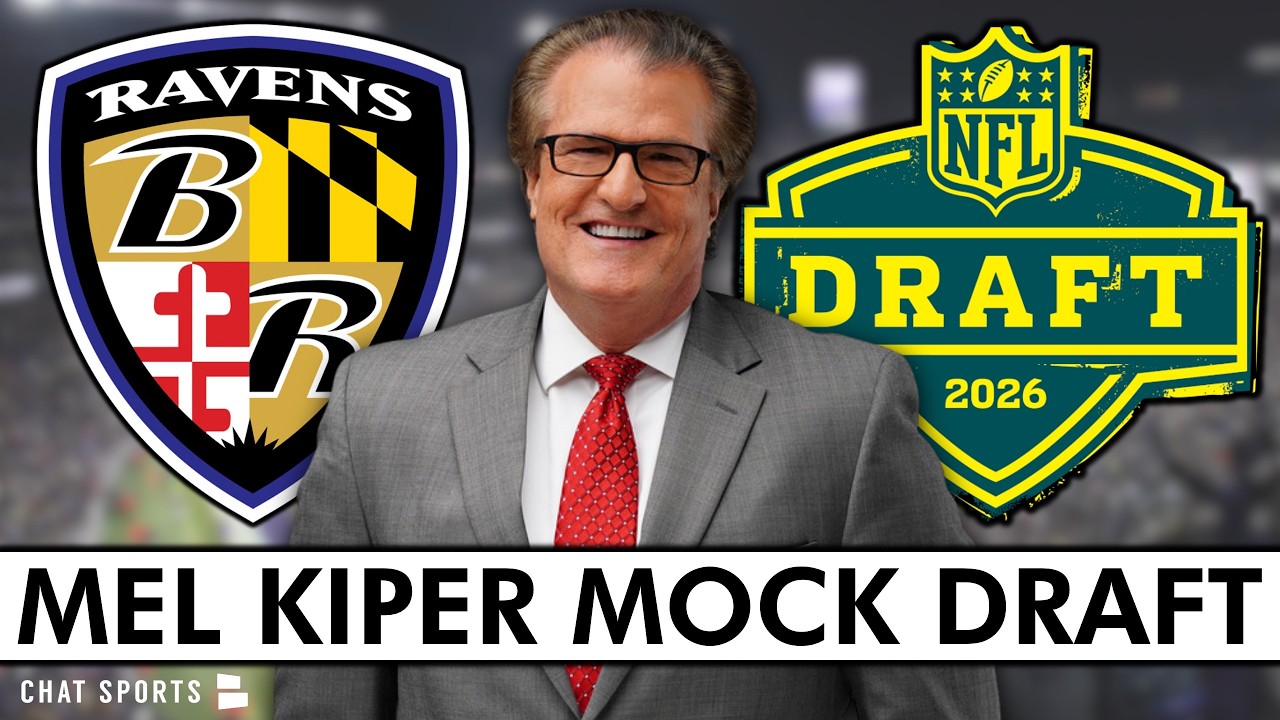 Baltimore Ravens Fans Will LOVE This Mel Kiper NFL Mock Draft!